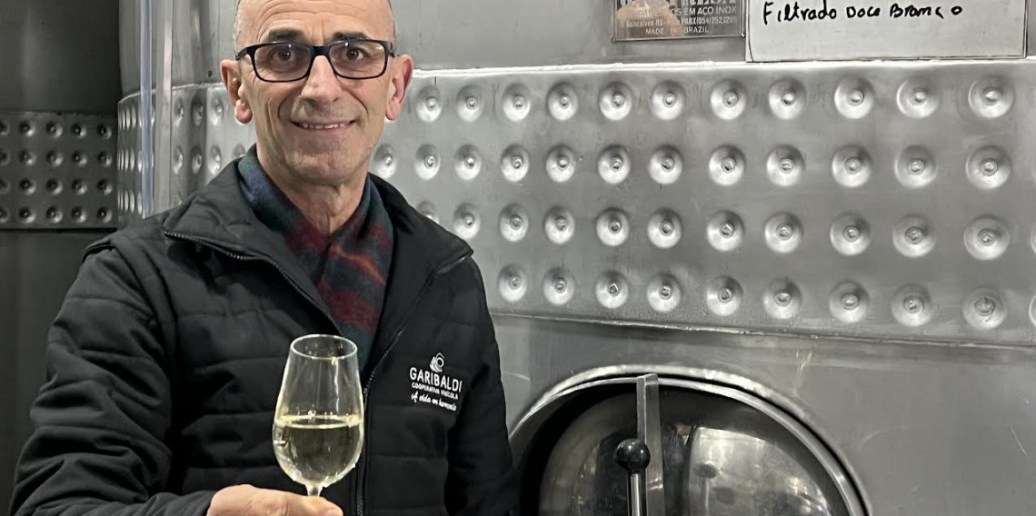 Jorge Cattani, gerente de produção da Cooperativa Vinícola Garibaldi