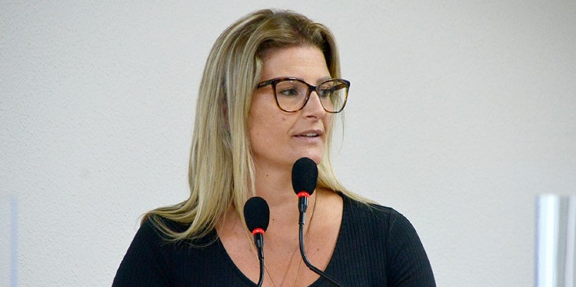 Vereadora Cintia Chesini é a presidente da Câmara de Vereadores para o ano de 2024