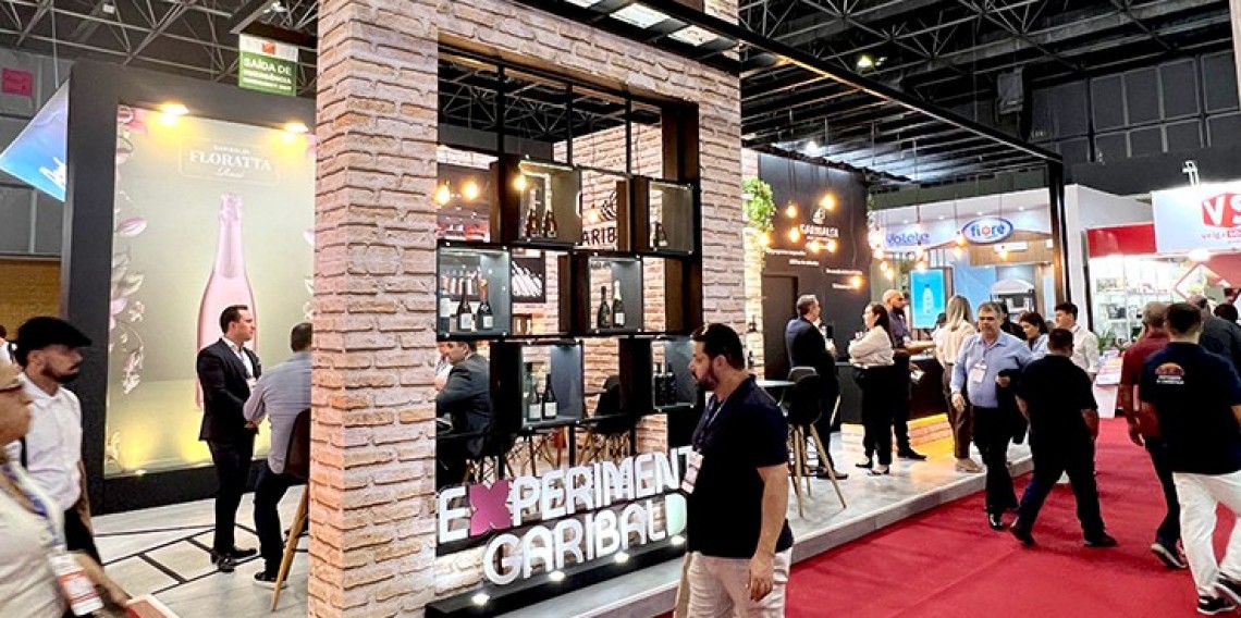 Espaço da Cooperativa Vinícola Garibaldi na SRE Expofood