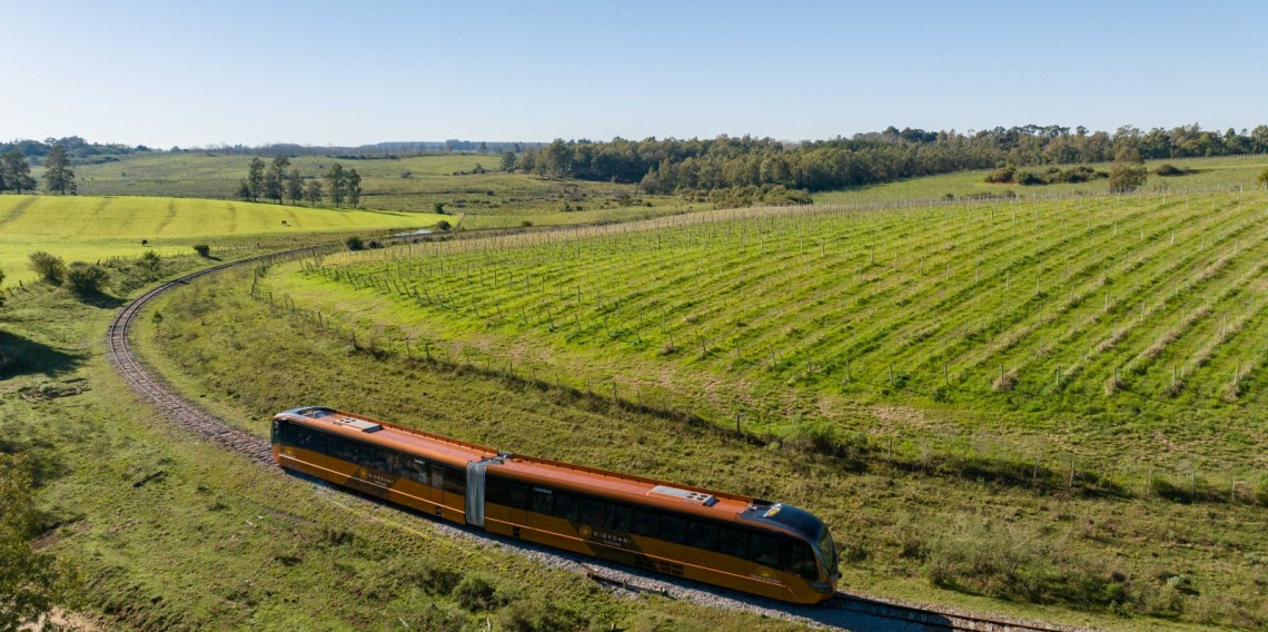 Trem do Pampa, na fronteira Brasil com Uruguai, é outro passeio operado pela Giordani Turismo