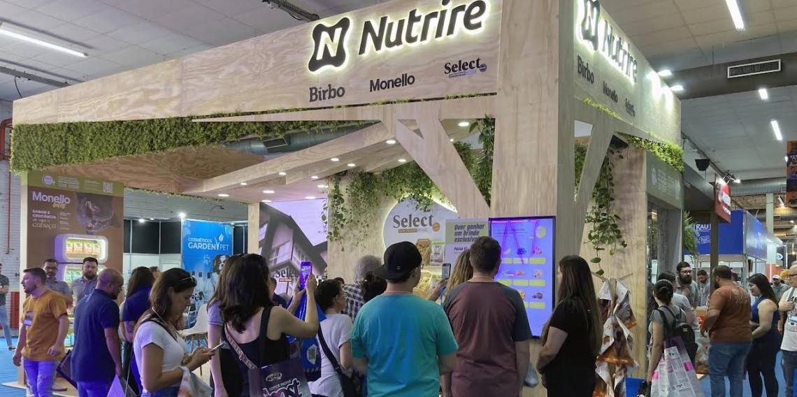 Nutrire espera repetir sucesso da participação na FEIPET 2024 também este ano