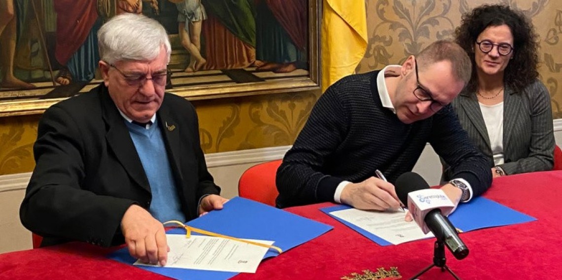 Prefeito de Conegliano, Fábio Chies confirmou pacto