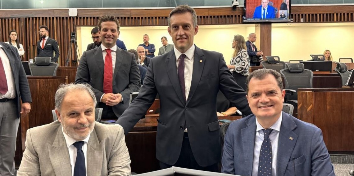 Deputado Estadual Guilherme Pasin (PP) é presidente da Frente Parlamentar Brasil/Itália