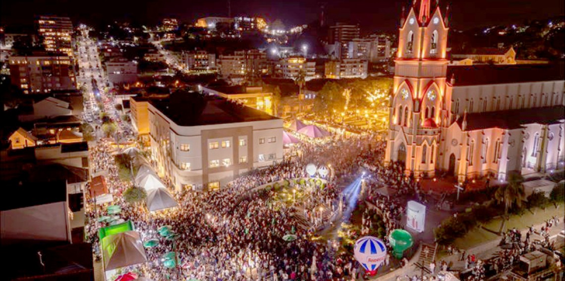 Três dias de Festival lotouo o centro da cidade