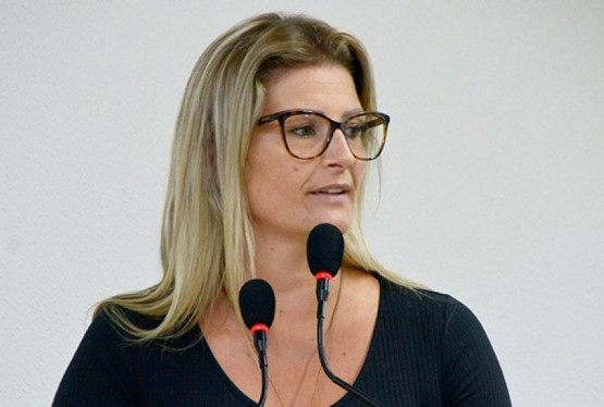 Vereadora Cintia Chesini é a presidente da Câmara de Vereadores para o ano de 2024